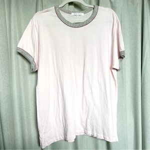 Tuesday Bassen Tuesday of California Piped Ringer Tee